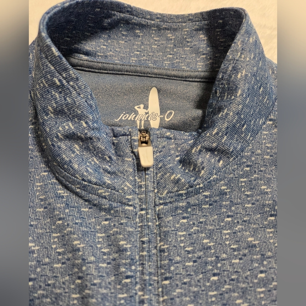 Johnnie-O Men's Lake Brunswick PREP-FORMANCE Quarter-Zip Size M - Picture 2 of 9